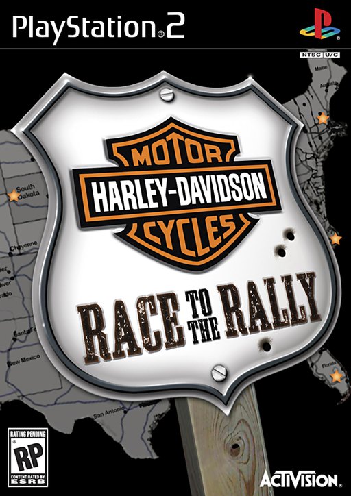 Harley-Davidson Motorcycles: Race to the Rally box art