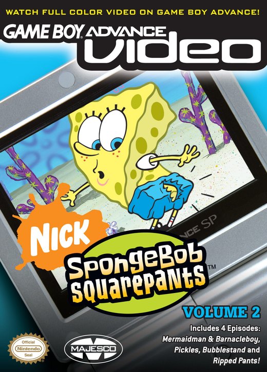 Game Boy Advance Video: SpongeBob SquarePants: Volume 2 box art