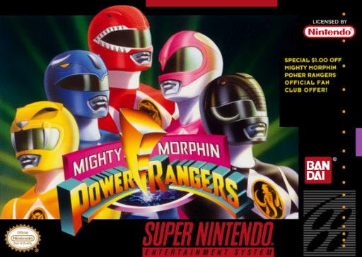 Mighty Morphin Power Rangers box art
