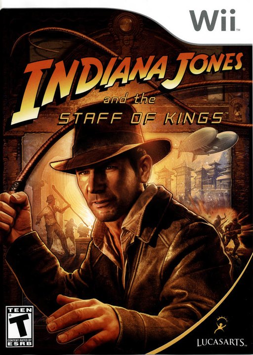 Indiana Jones and the Staff of Kings box art