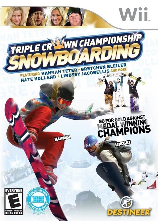 Triple Crown Championship Snowboarding box art