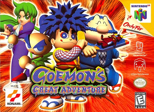 Goemon's Great Adventure box art