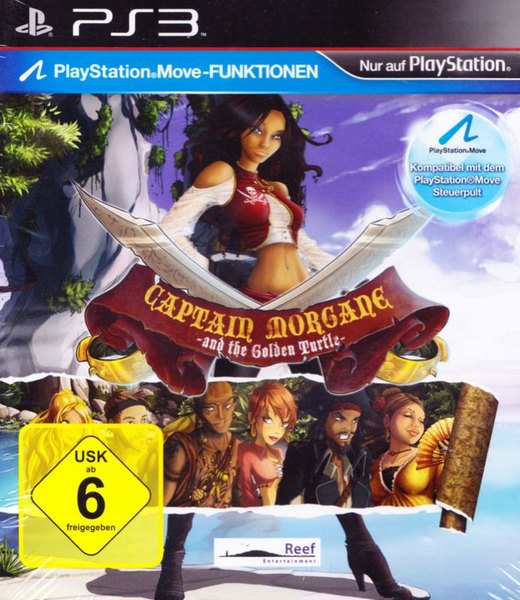 Captain Morgane and the Golden Turtle box art
