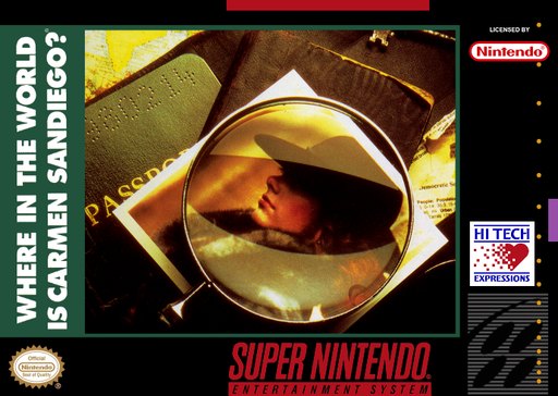 Where in the World Is Carmen Sandiego box art