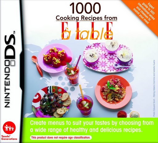 1000 Cooking Recipes from Elle a Table box art