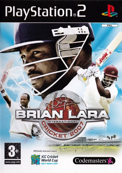 Brian Lara International Cricket 2007 box art