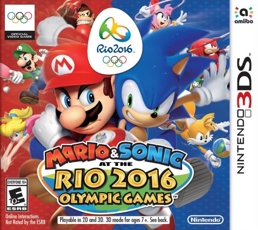 Mario _ Sonic at the Rio 2016 Olympic Games box art