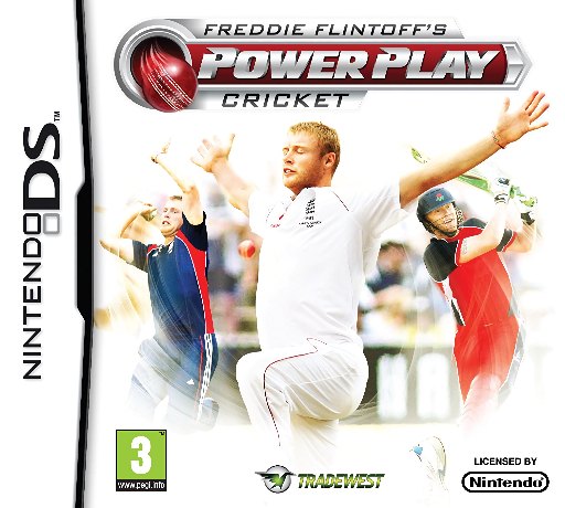 Freddie Flintoff's Power Play Cricket box art