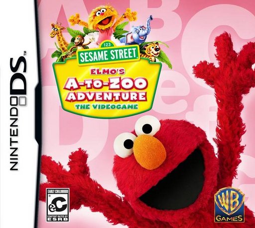 123 Sesame Street: Elmo's A-to-Zoo Adventure: The Videogame box art