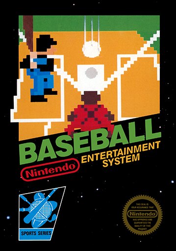 Baseball box art