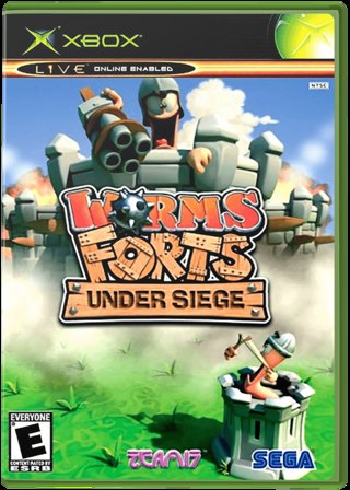 Worms Forts: Under Siege box art