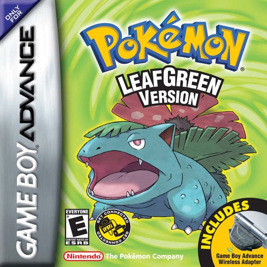 Pokémon LeafGreen Version box art