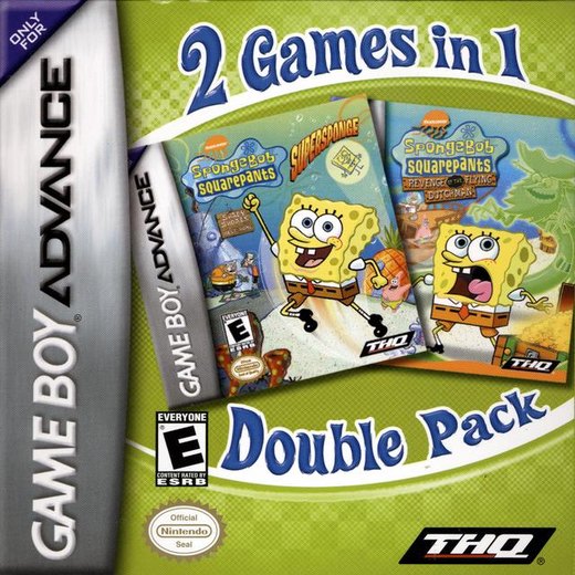 2 Games in 1: SpongeBob SquarePants: Supersponge & SpongeBob SquarePants: Revenge of the Flying Dutchman box art