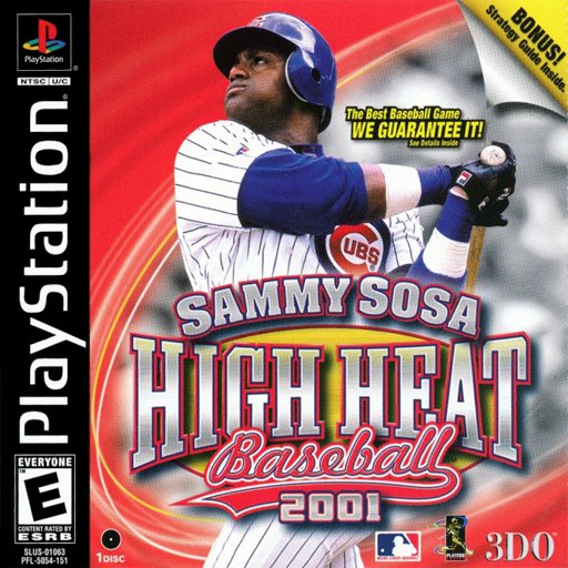 Sammy Sosa High Heat Baseball 2001 box art