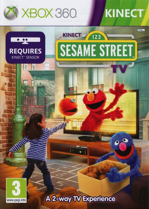 Kinect Sesame Street TV box art