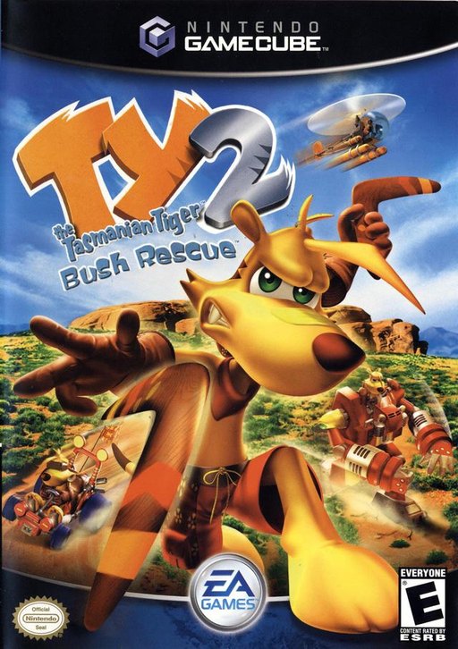 TY the Tasmanian Tiger 2: Bush Rescue box art