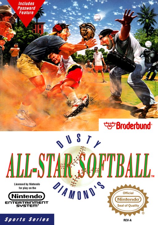 Dusty Diamond's All-Star Softball box art
