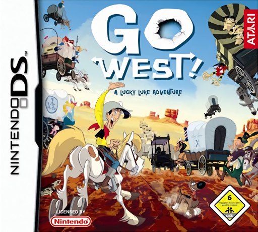 Go West!: A Lucky Luke Adventure box art