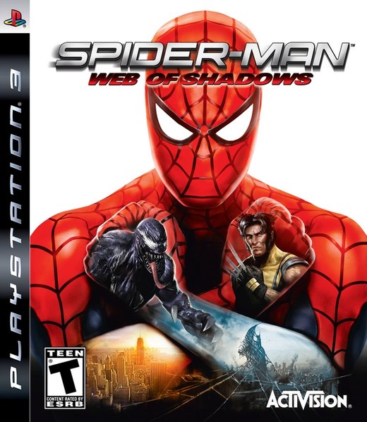 Spider-Man: Web of Shadows box art