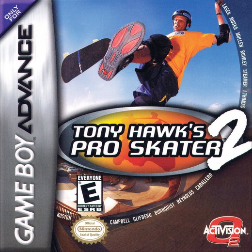 Tony Hawk's Pro Skater 2 box art
