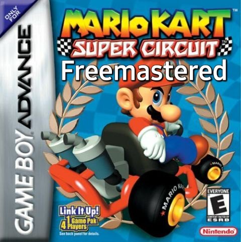 Mario Kart: Super Circuit: Freemastered box art