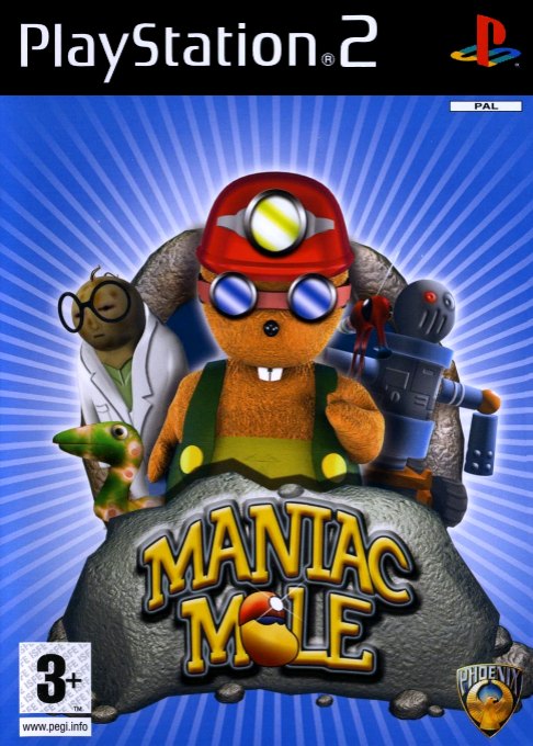 Maniac Mole box art