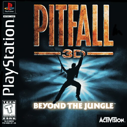 Pitfall 3D: Beyond the Jungle box art
