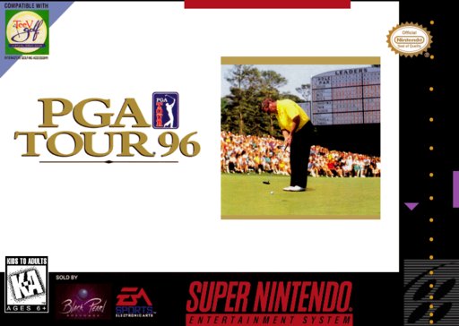 PGA Tour 96 box art