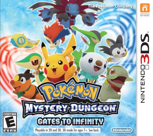 Pokemon Mystery Dungeon: Gates to Infinity box art