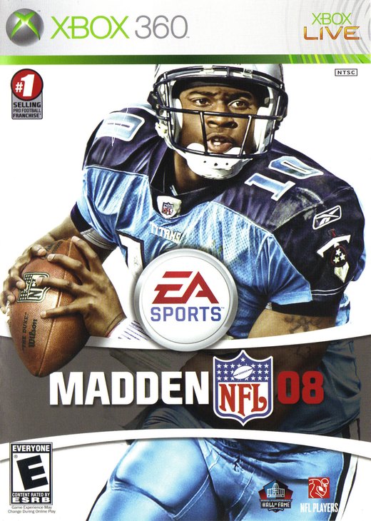 Madden NFL 08 box art