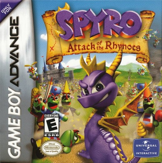 Spyro: Attack of the Rhynocs box art