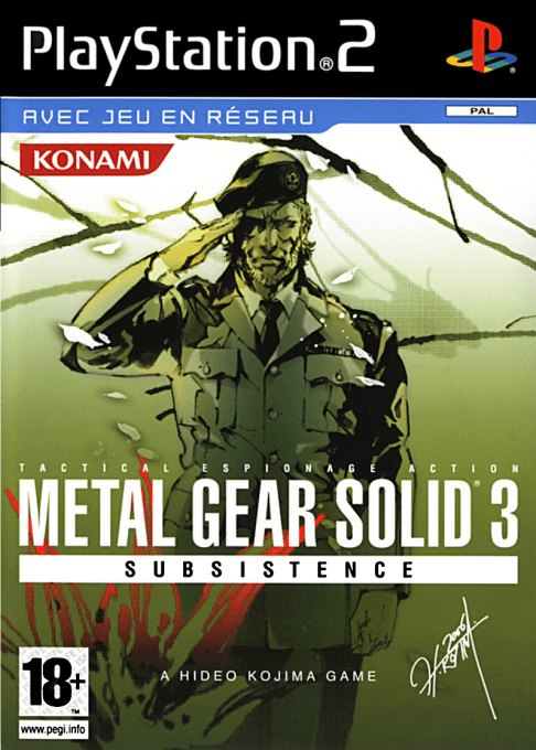 Metal Gear Solid 3: Subsistence box art