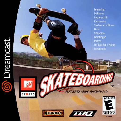 MTV Sports: Skateboarding featuring Andy Macdonald box art