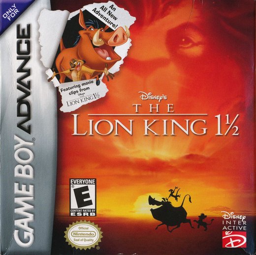 Disney's The Lion King 1 1/2 box art