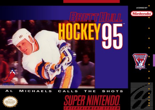 Brett Hull Hockey 95 box art