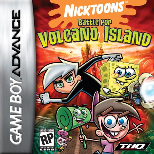Nicktoons: Battle for Volcano Island box art