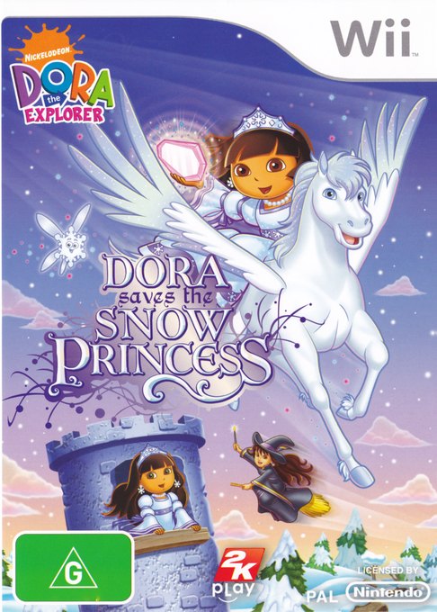 Nickelodeon Dora the Explorer: Dora Saves the Snow Princess box art