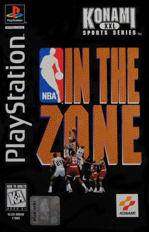 NBA in the zone box art
