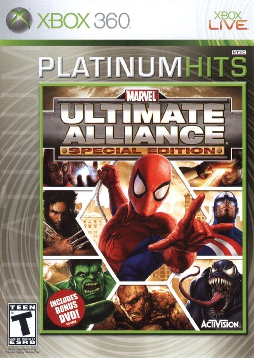 Marvel: Ultimate Alliance Special Edition box art