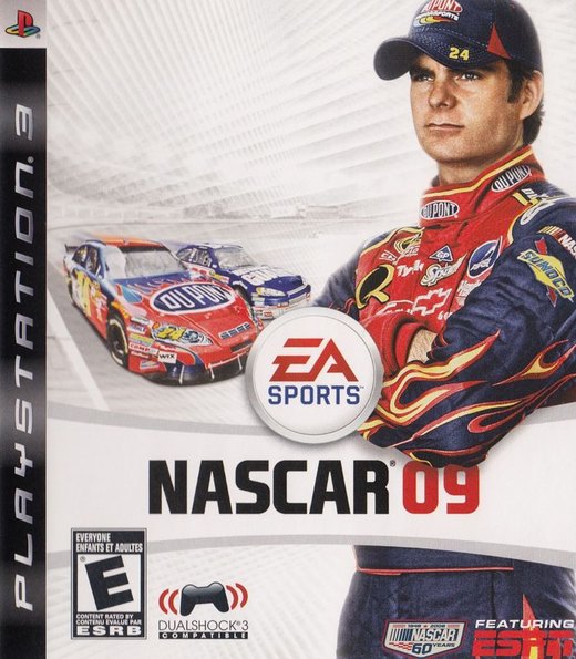 NASCAR 09 box art