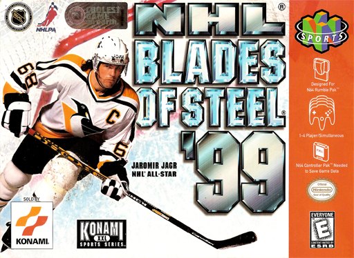 NHL Blades of Steel '99 box art