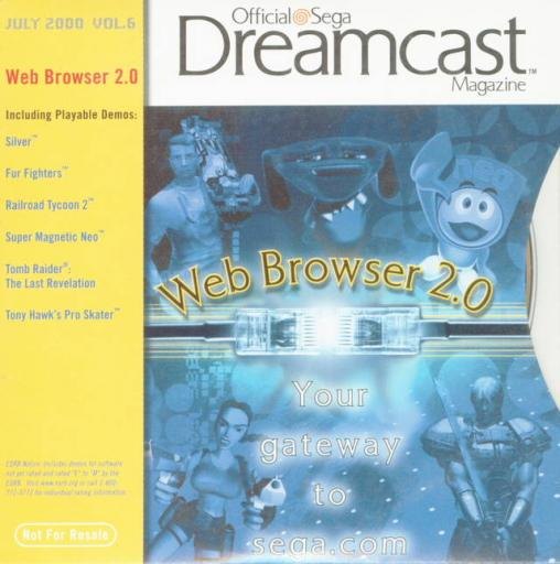 Official Sega Dreamcast Magazine Vol. 6: July 2000 box art