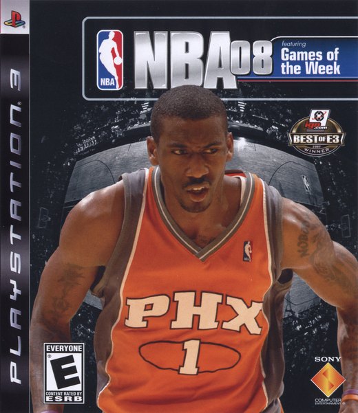 NBA 08 box art