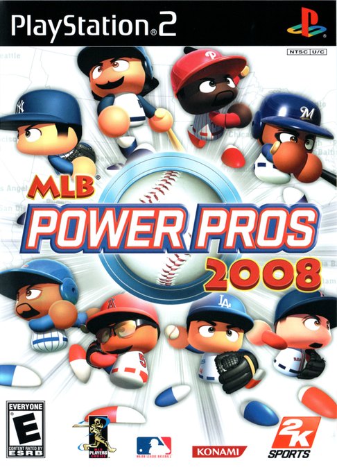 MLB Power Pros 2008 box art