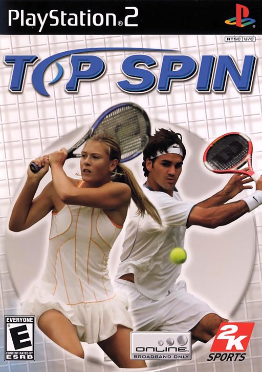Top Spin box art