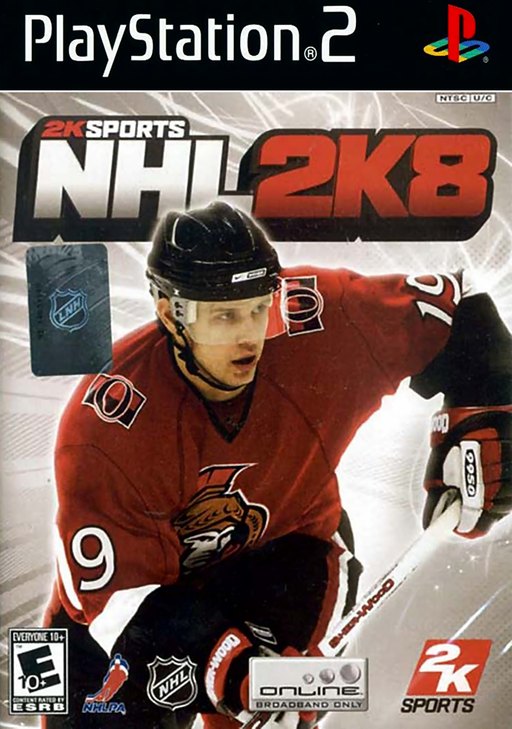 NHL 2K8 box art
