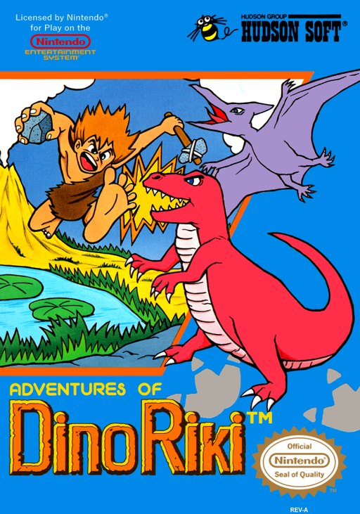 Adventures of Dino Riki box art