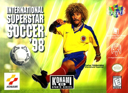 International Superstar Soccer '98 box art