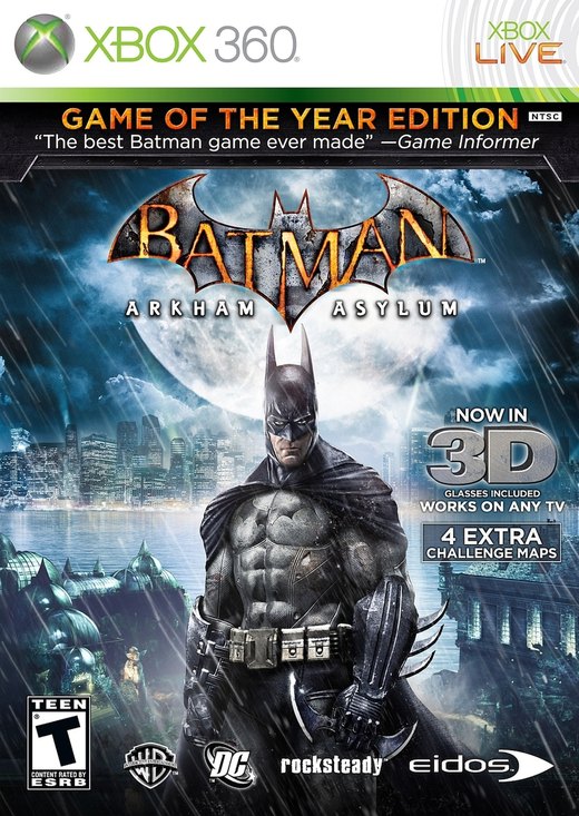 Batman: Arkham Asylum: Game of the Year Edition box art
