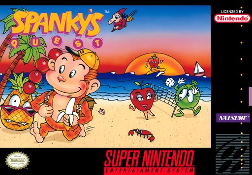 Spanky's Quest box art